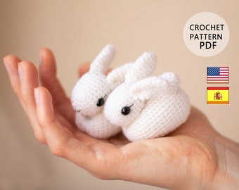 Easter bunny pattern Crochet rabbit pattern English Español