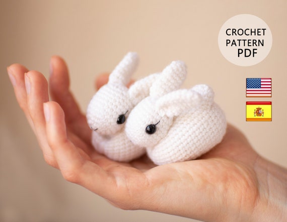 Easter bunny pattern Crochet rabbit pattern English Español