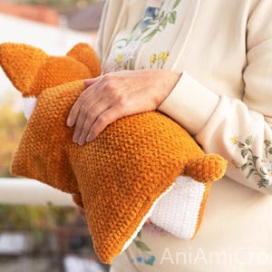 Puppy pillow crochet pattern Plush corgi image 7