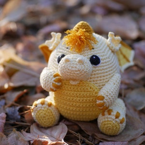 Crochet dragon pattern Amigurumi baby dragon image 10