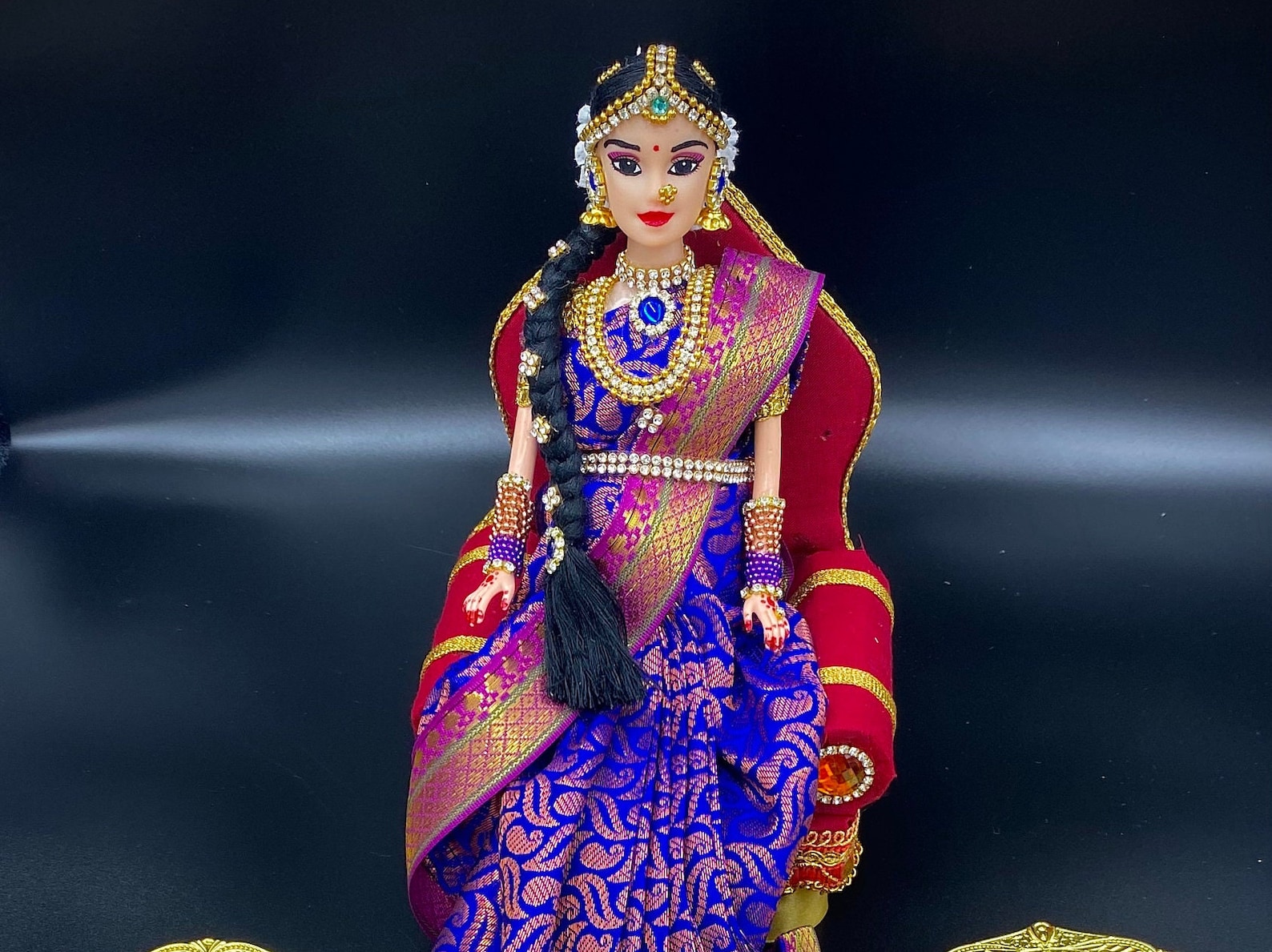 Made to Order Indian Baby Shower Doll/seemantham/valaikaappu Doll Set