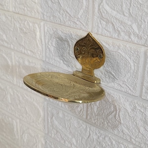 Solid Brass Soap Holder | Unlacquered Brass Soap Holder | Handmade Soap Dish | Soap Tray Bathroom | Brass Bathroom Fixtures