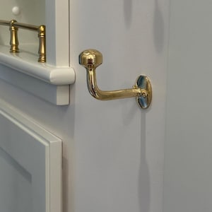 Set of 3 Hooks, Unlacquered Brass Wall Hooks, Single Wall Hook, Brass Towel Hooks, Clothes Hook Hanger, Entry Home Hooks