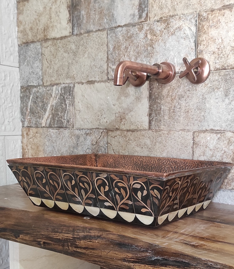 Vintage Copper Sink Antique Sink Bathroom Vessel & Sink Etsy