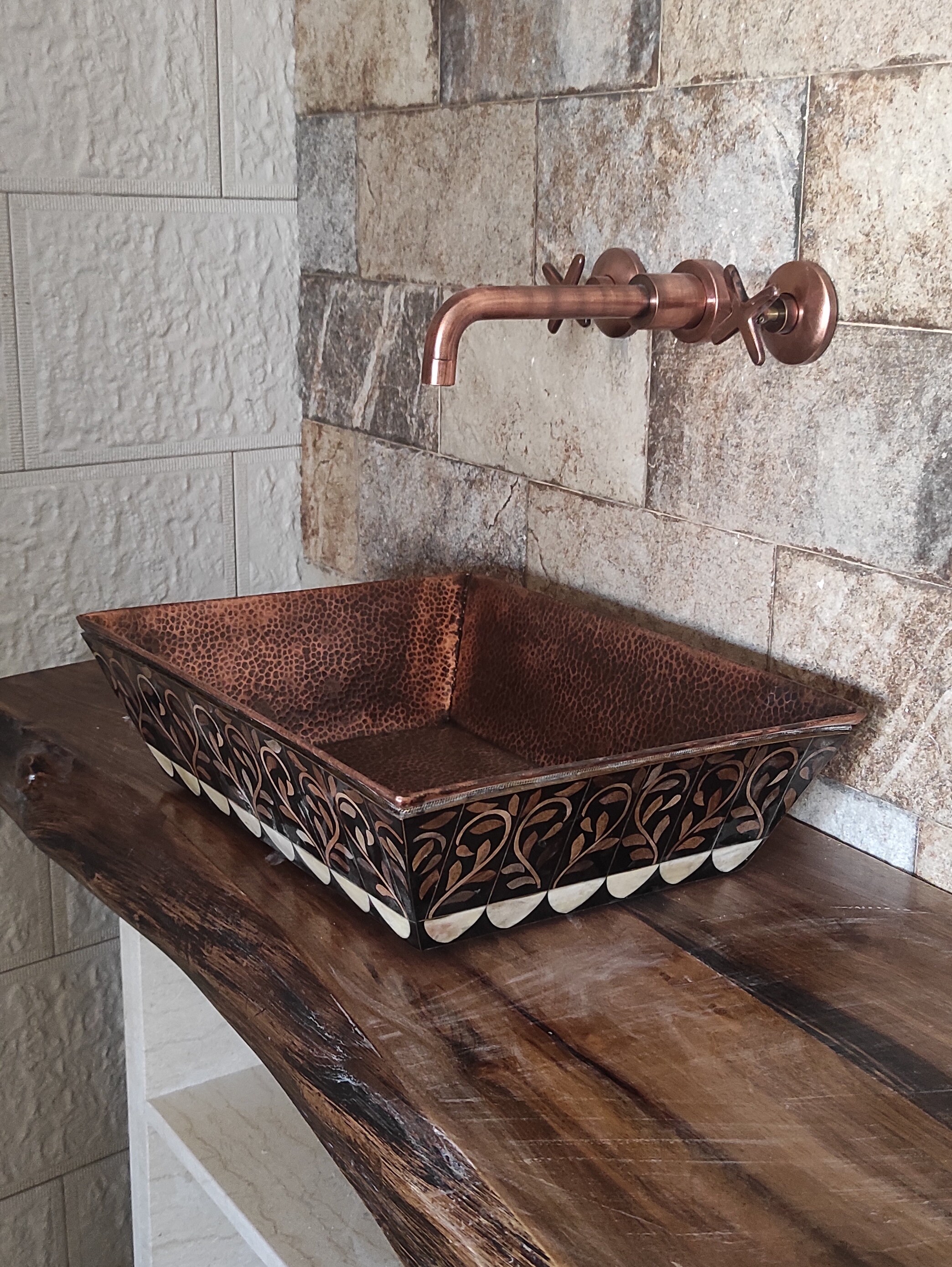 Vintage Copper Sink Antique Sink Bathroom Vessel & Sink Etsy