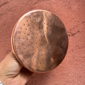 Raw Copper Shower Head, Antique Copper shower head