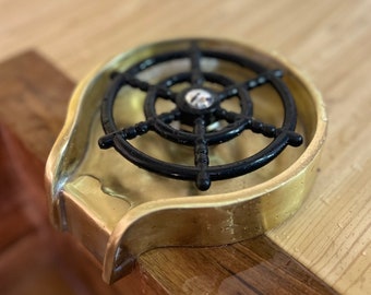 Unlacquered Brass Glass Rinser For Kitchen Sinks, Kitchen Sink Accessories, Bar Glass Rinser