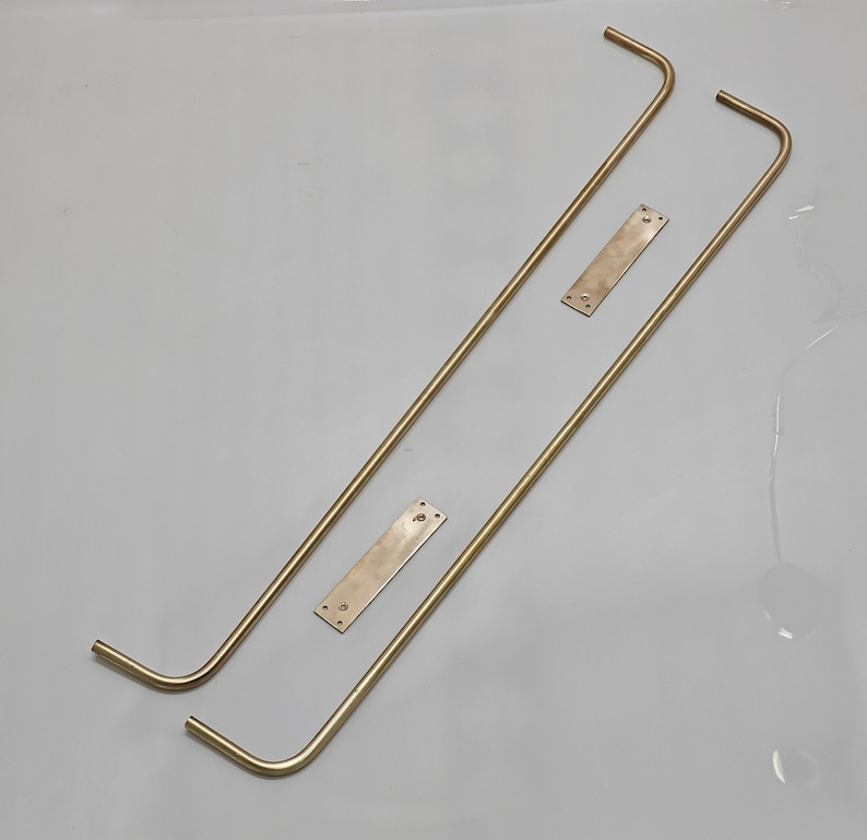 Unlacquered Brass Towel Rack, Bathroom Decor, Towel Organizer, Antique Brass Bathroom Towel, Towel Rack Storage