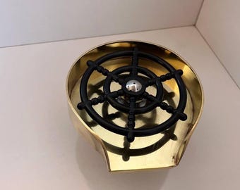 Antique brass glass rinser, Unlacquered Brass Glass Rinser , Brass Kitchen Accessories Glass Cleaner - Brass Sink Kitchen Utility