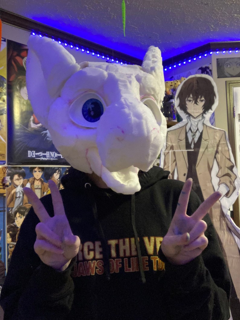 Dutch Angel Dragon Fursuit Head Base. Etsy