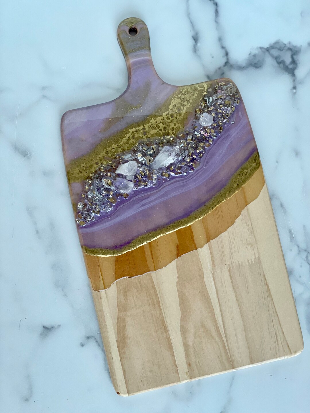 Luxury Resin Charcuterie Board – Handcrafted Cheese & Serving Tray ...