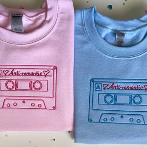 Anti romantic - embroidered sweatshirt