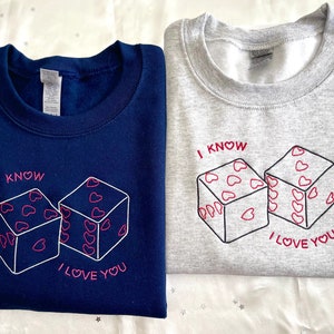 0X1=LOVESONG (I Know I Love You) - embroidered sweatshirt