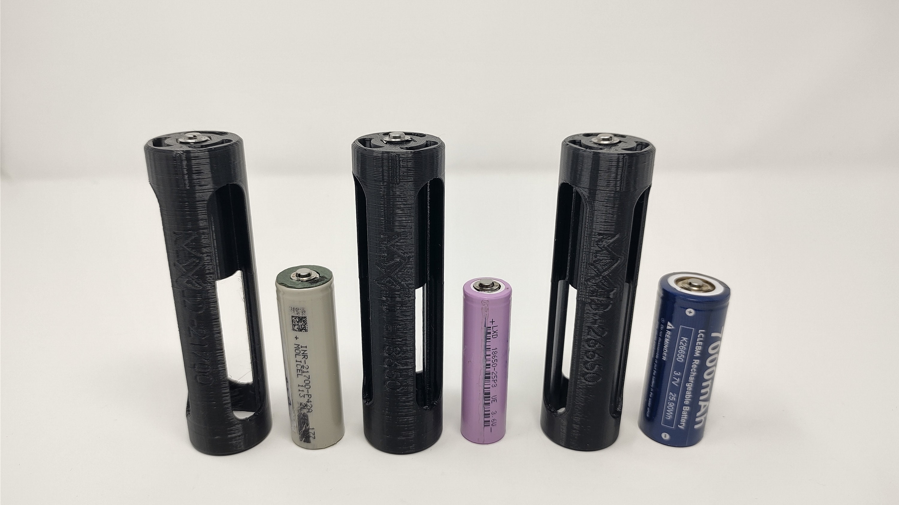 Adaptateur Batterie 18650 Vers 21700 Pour Lampe Torche - Manchon Transparent Isolant - Compatibilité Améliorée