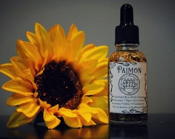 1 oz King Paimon Ritual Oil~Spell/Intention Oil~Dropper Bottle~Crystals/Herbs/Flowers/Essential Oils~Anointing Oil~Witchy~Witch Supplies