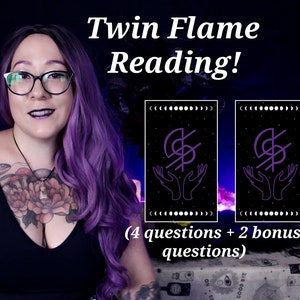 Twin Flame Reading! Tarot + Oracle Reading ~ PDF + JPEG Digital Download ~ Love Reading ~ Divination ~ Psychic Readings ~ Witchy