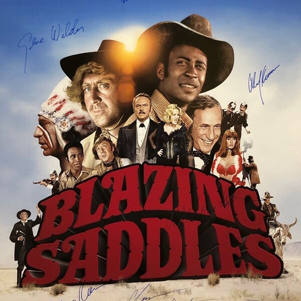 Blazing Saddles Poster Etsy