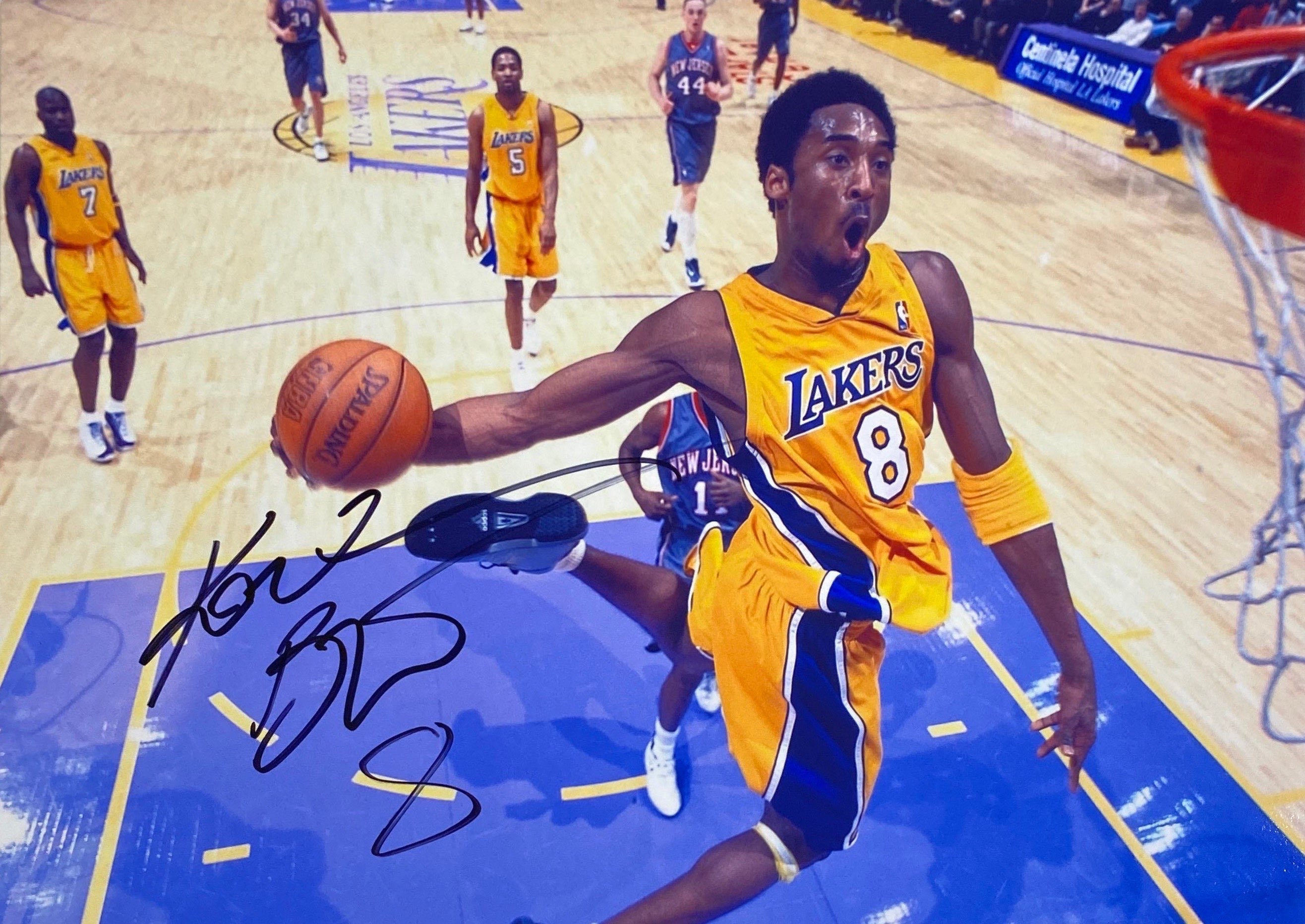 Kobe Bryant Framed “Dear Basketball” Retirement Speech 24x34 w Replica  Signature