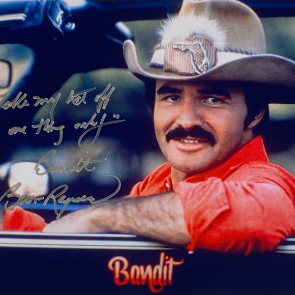 BURT REYNOLDS signed autographed photo Bandit car COA Hologram