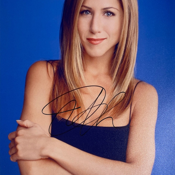 Jennifer Aniston amis réimpression signé dédicacé COA Photo 8 x 10 2