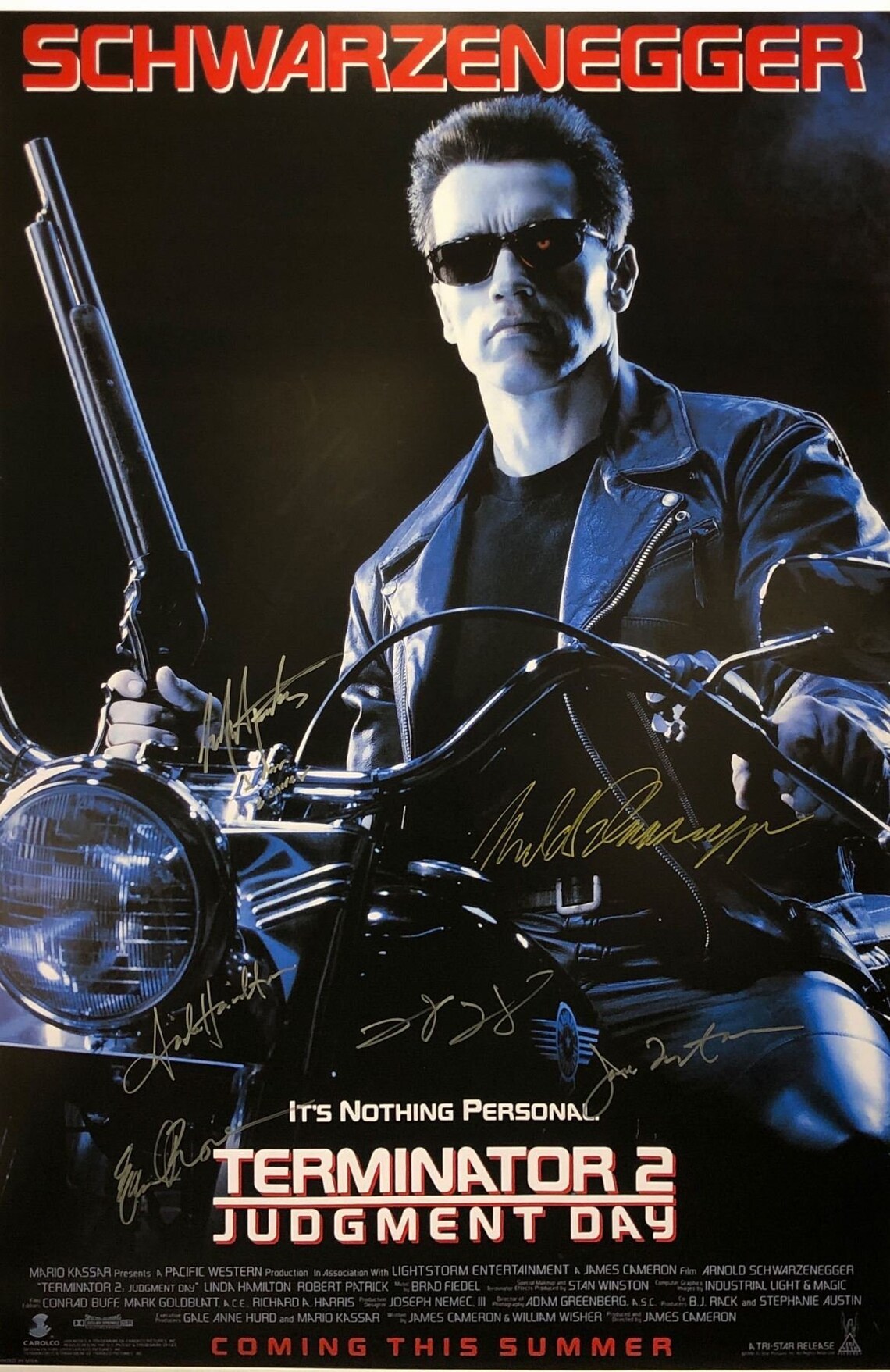 Autograph Signed Terminator Judgement Day COA Etsy Autograph Signed Terminator Judgement Day COA Etsy