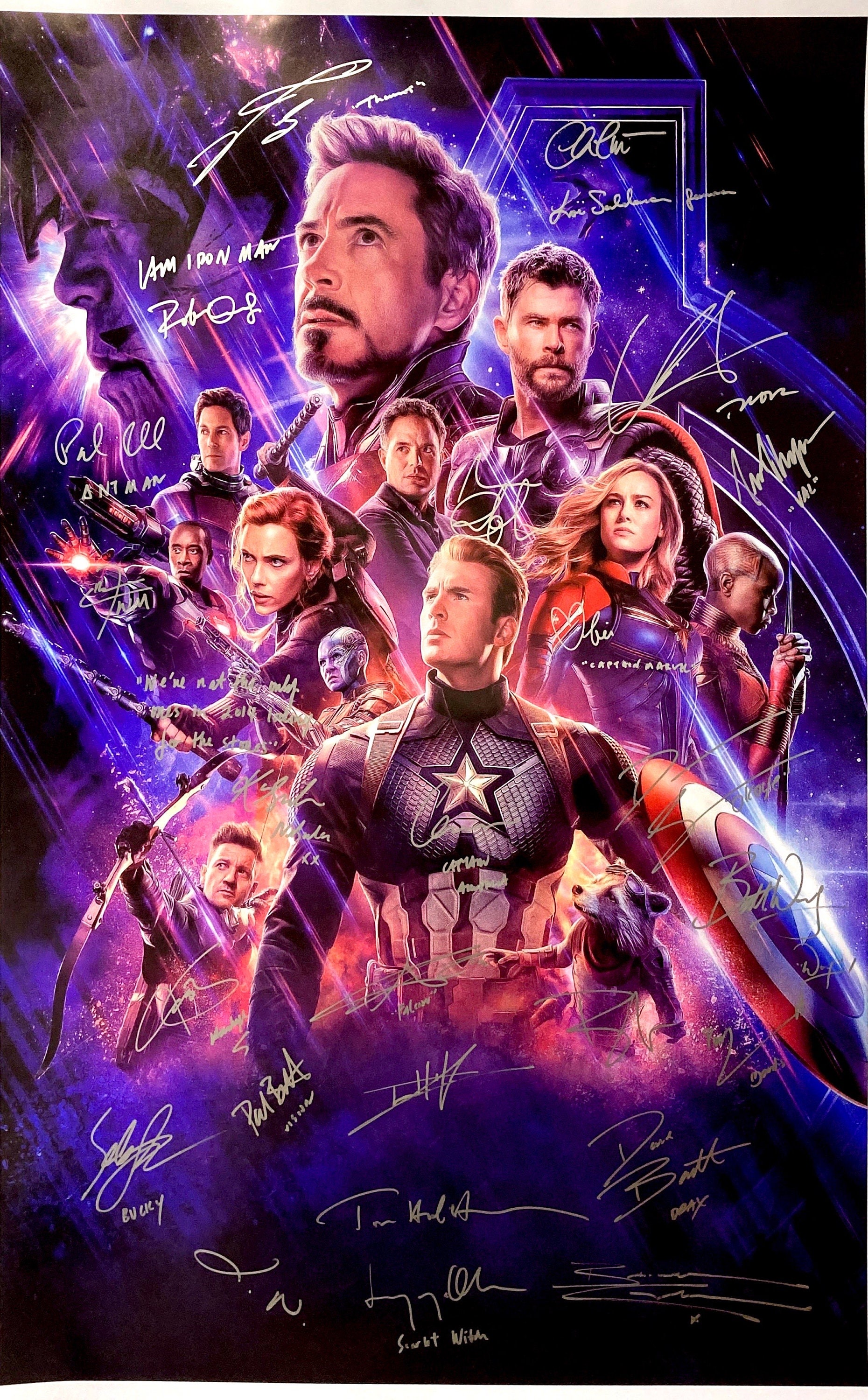 Avengers: Endgame Poster Signed (Film Collectible) – Filmmania Gifts