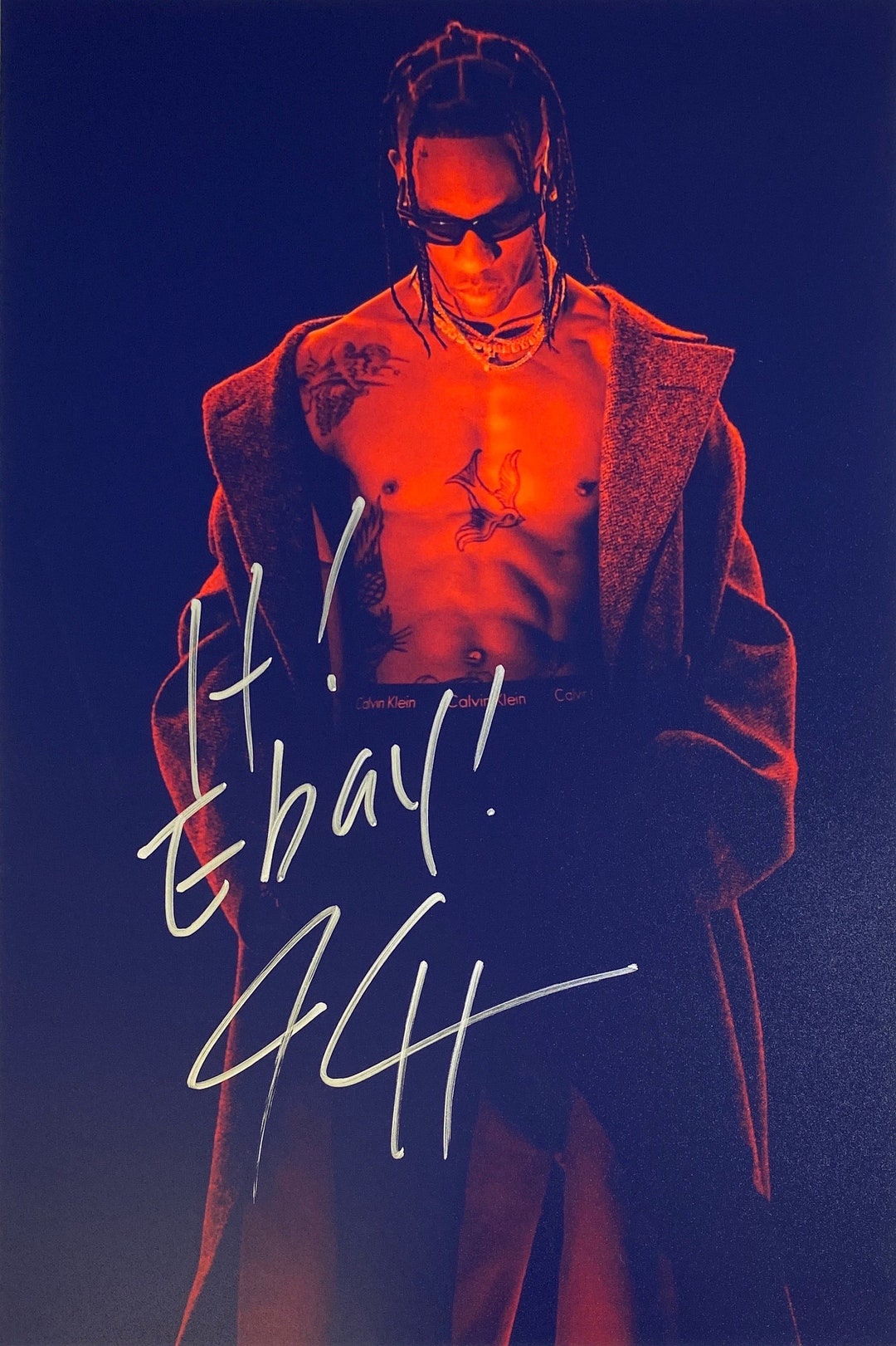 signed travis scott shoes