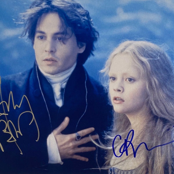 Autógrafo firmado Sleepy Hollow Johnny Depp Foto + COA