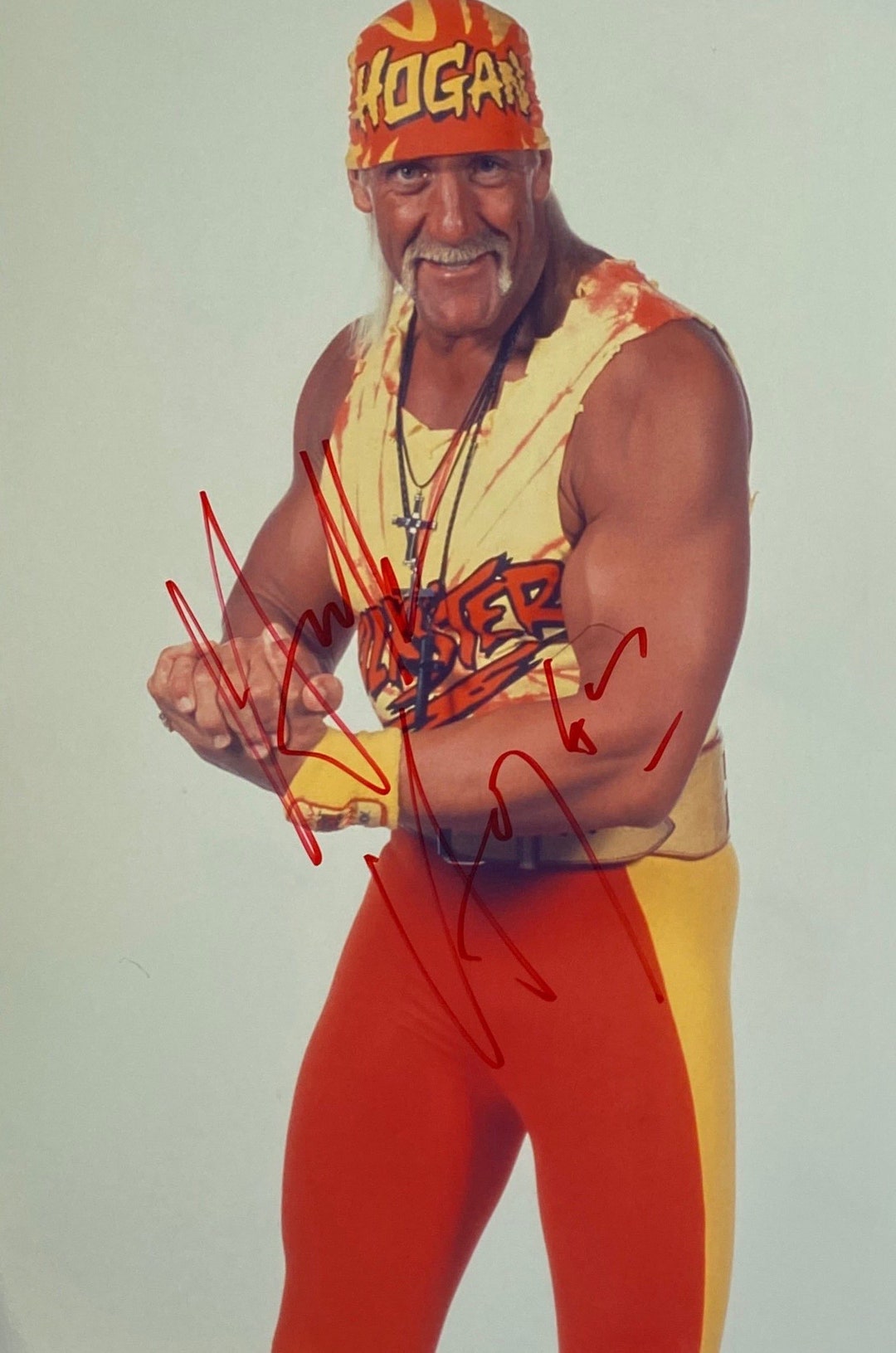Autograph Signed Hulk Hogan Photo COA Etsy