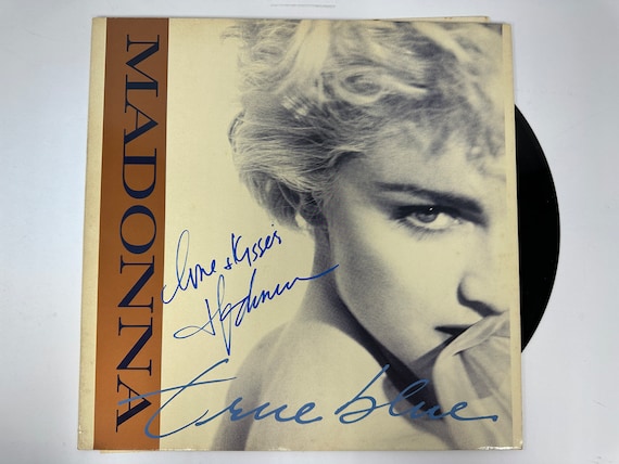 Autograph Signed Madonna Vinyl COA 
