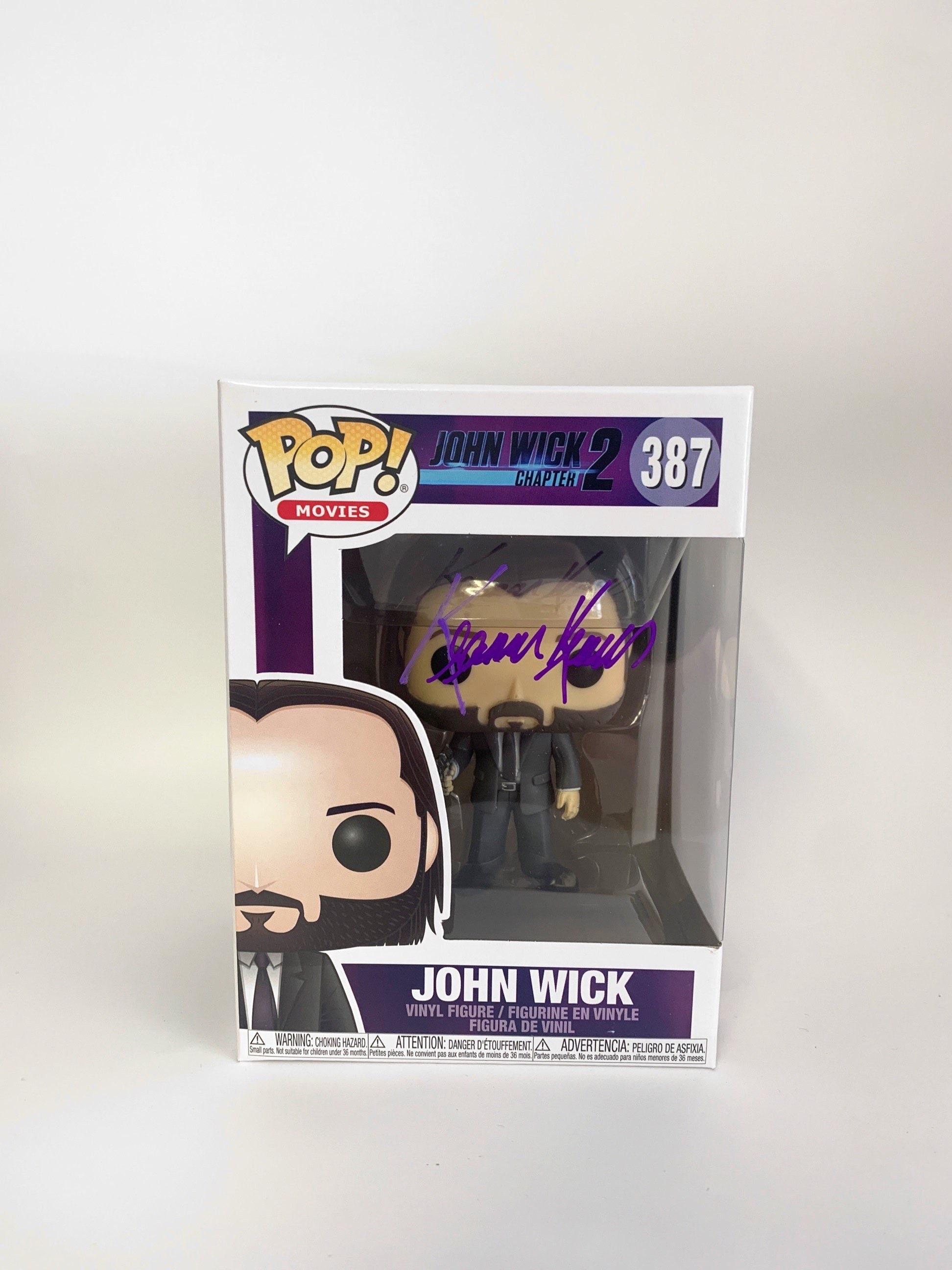 Autographed Signed Funko Pop John Wick Reeves - Etsy
