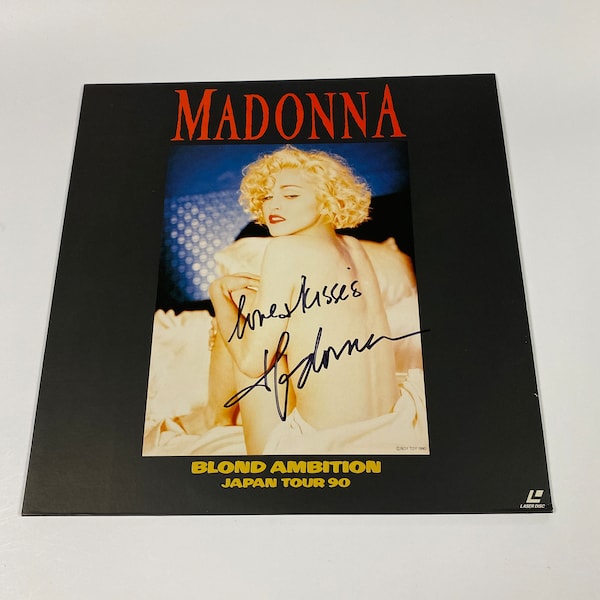 Madonna Signed Autographed Album Like a Virgin COA Hologram main image 0