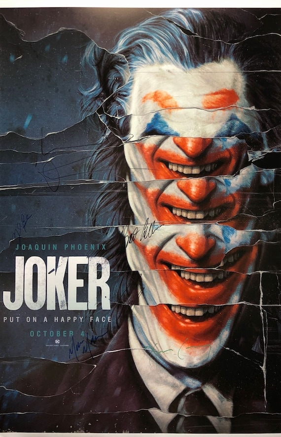 Autograph Signed Joker Poster COA