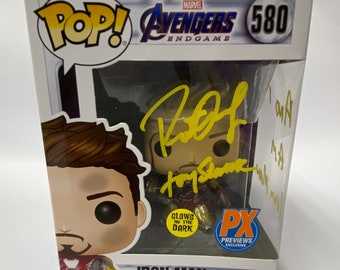 Chris Pratt Signed Funko Pop Star-Lord Guardians of The Galaxy 3 #1201 BAS  COA