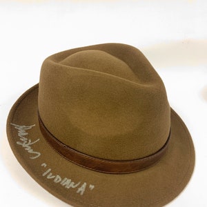 Sombrero Fedora estilo Indiana Jones 100% lana con banda de cinta -   México