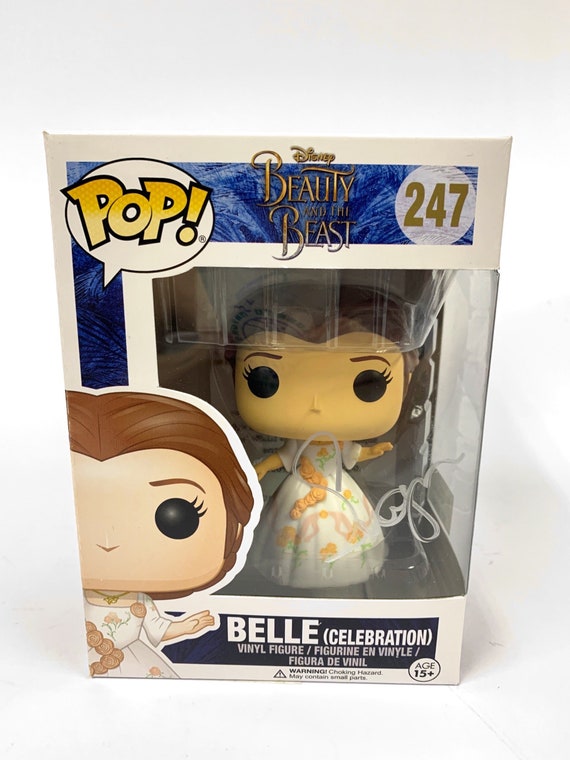 Dédicacé Signé Funko Pop 247 Emma Watson La Belle et la Bête Disney  Exclusif COA -  France