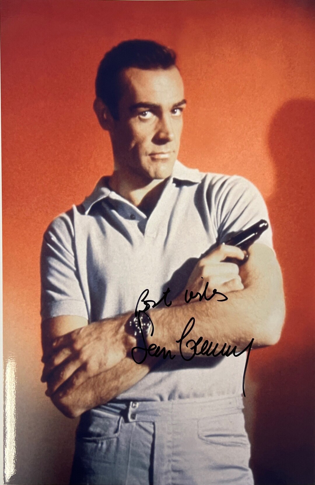 Autograph Signed Sean Connery Photo COA - Etsy