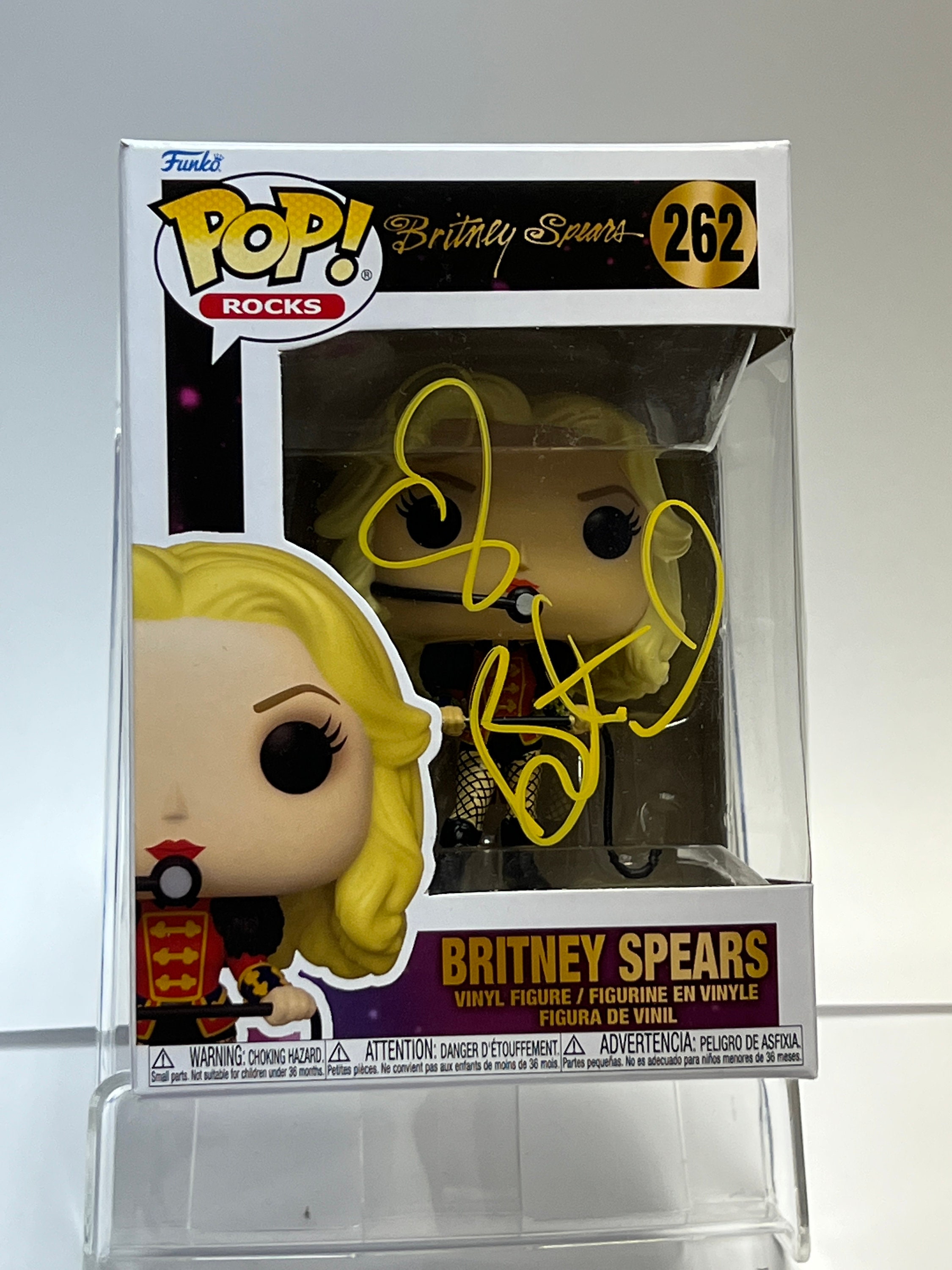 overvældende brochure desinficere Autographed Signed Funko Pop 262 Britney Spears Britney - Etsy