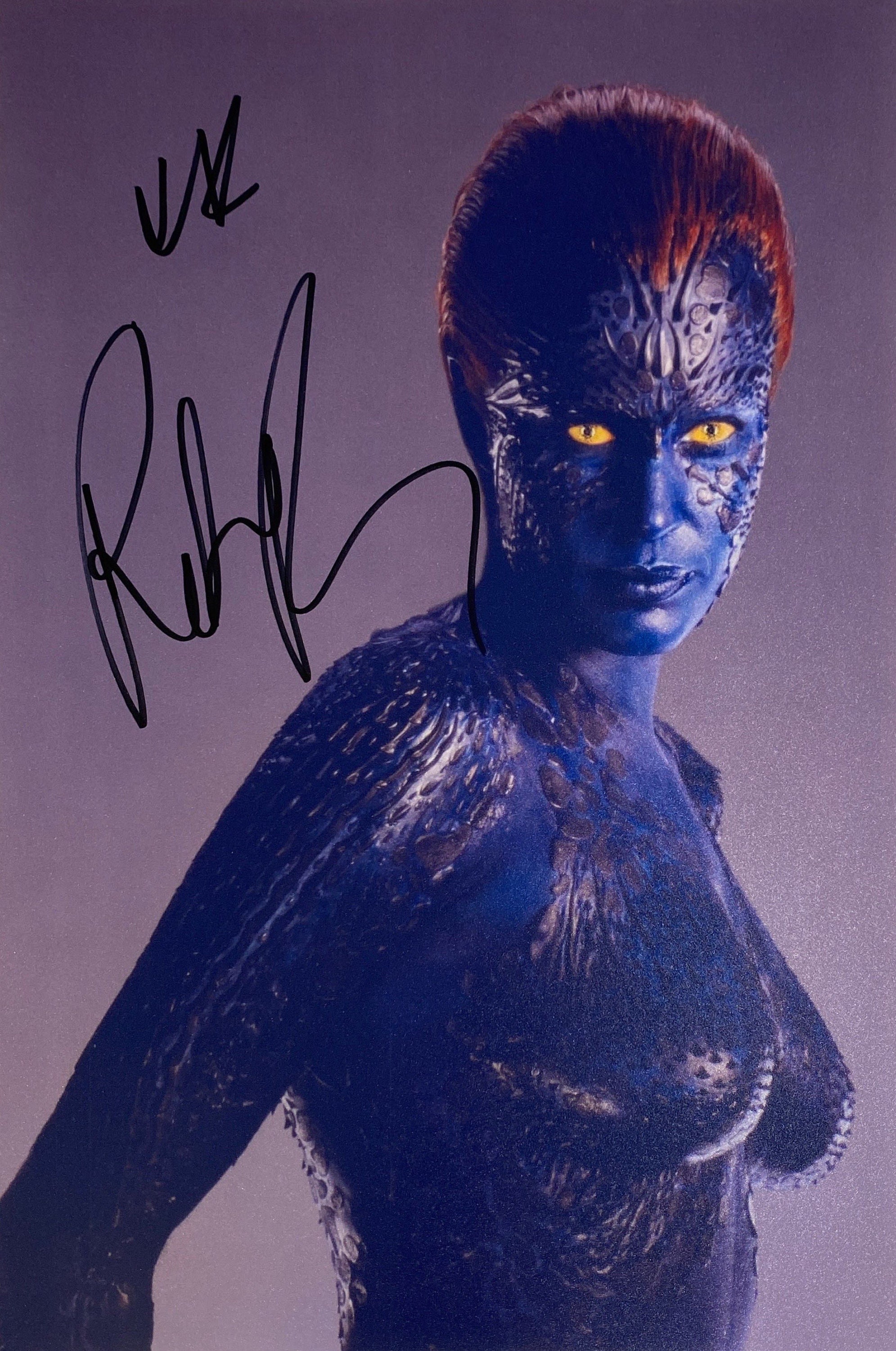 Rebecca Romijn Cartoon - Autograph Signed Xmen Rebecca Romijn Photo COA - Etsy Sweden