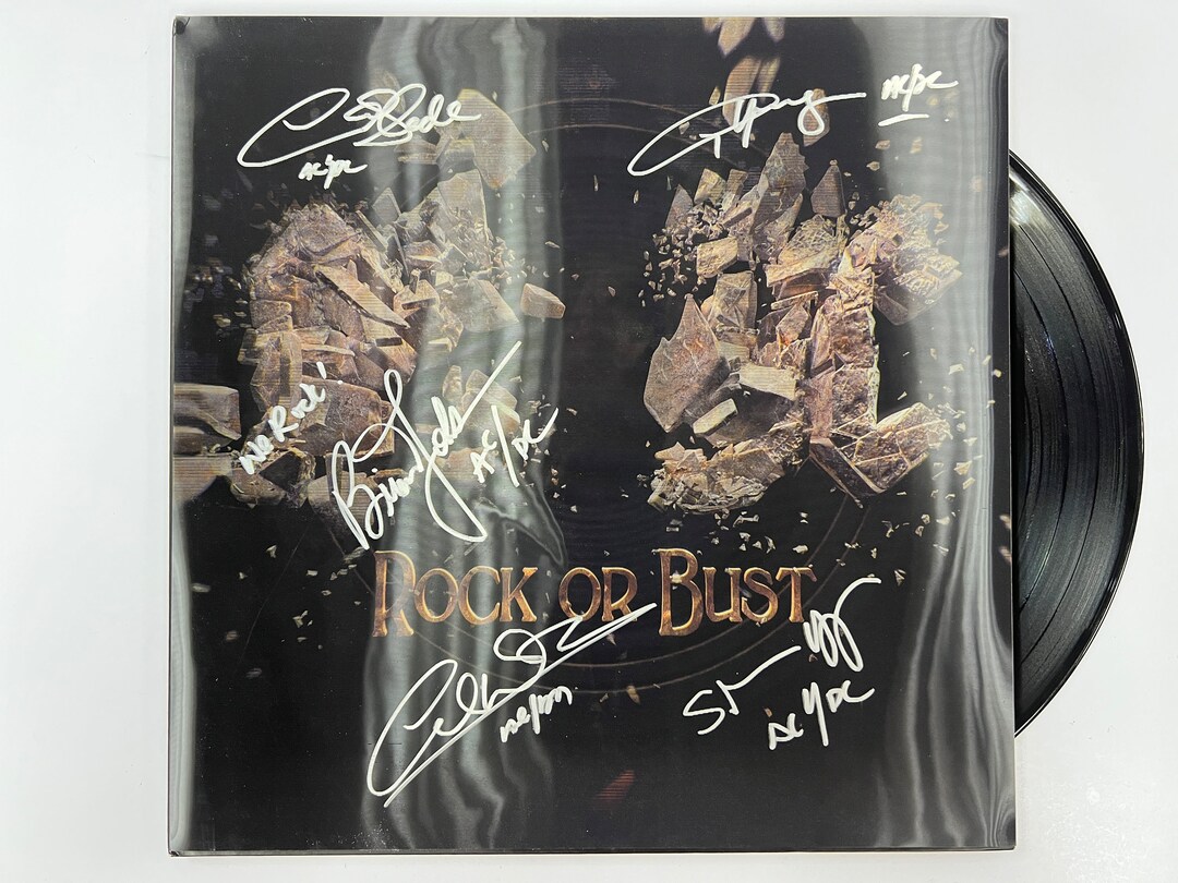 Autograph Signed ACDC Vinyl COA - Etsy