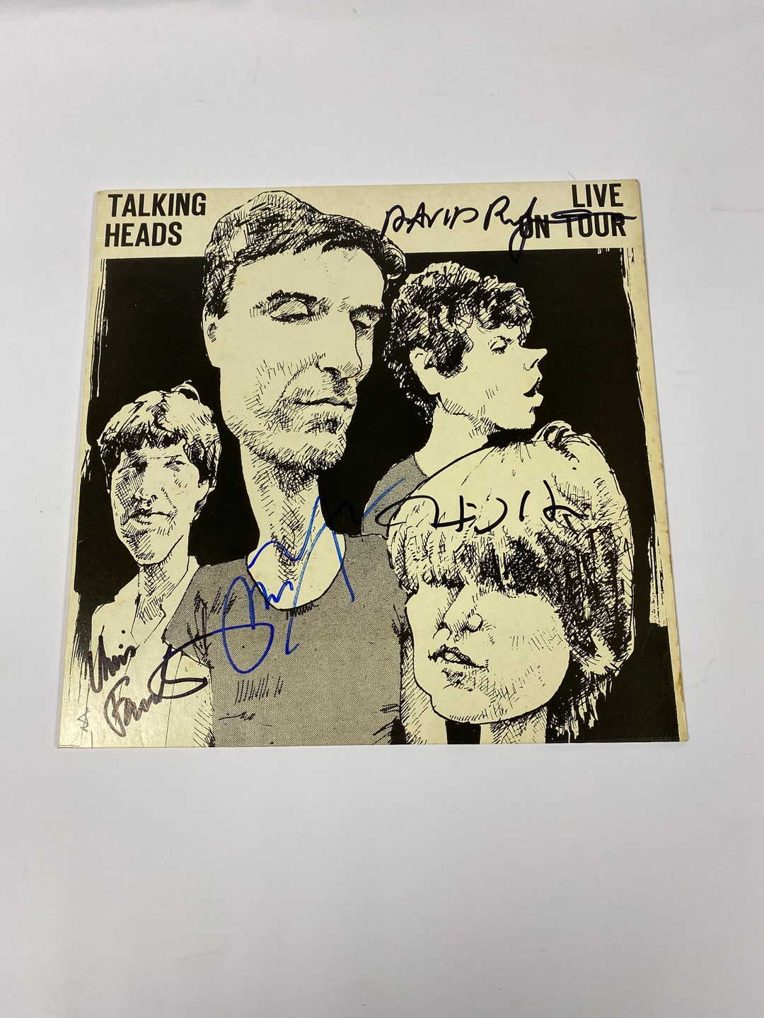 Autograph Talking Heads Live Tour Vinyl COA Etsy