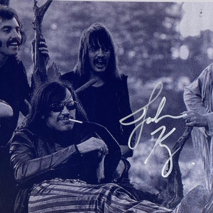 Steppenwolf 'Born to Be Wild' lyrics autographed by John Kay