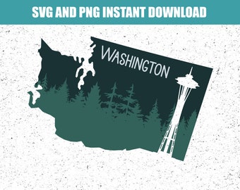 Washington EPS, SVG, PNG imprimible