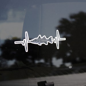 Snook sticker - snook decal - snook heartbeat sticker - fishing stickers - snook stickers - cooler stickers - laptop sticker - yeti sticker