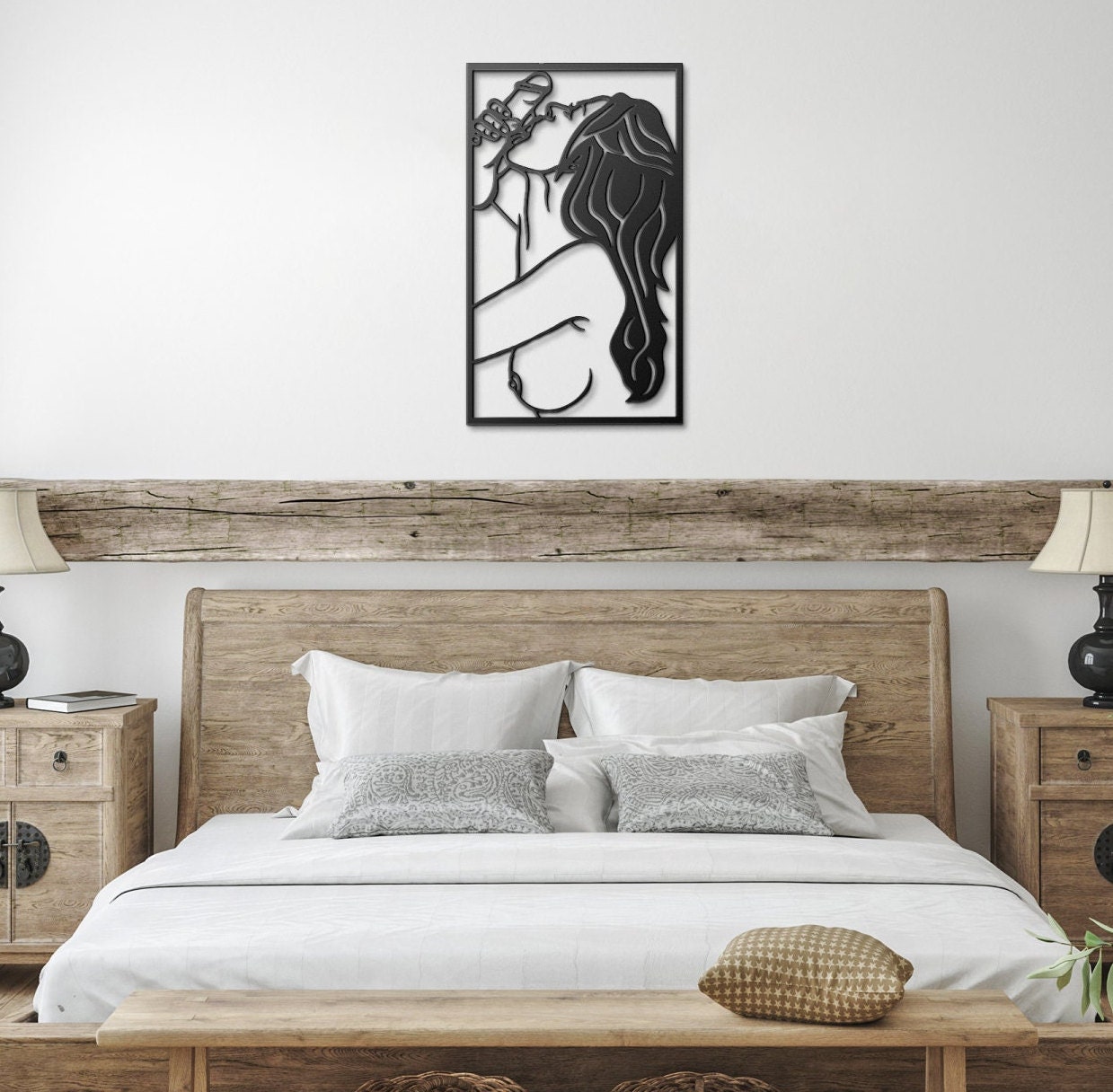 Bdsm Oral Sex wall decor, erotic sexy bedroom gift, kinky gift, submissive art, oral sex decor, adult party favors decor, gift for husband