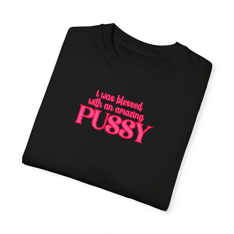 Naughty Shirt I Was Bless With An Amazing Pussy Tshirt For Your Naughty