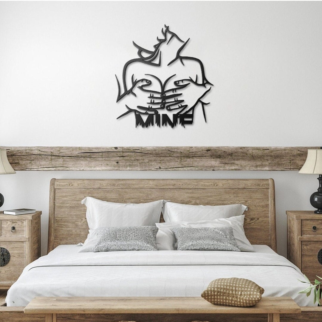 Erotic Metal Sex Wall Art, Erotic MINE Sex Decor, Sexual Bedroom Art ...
