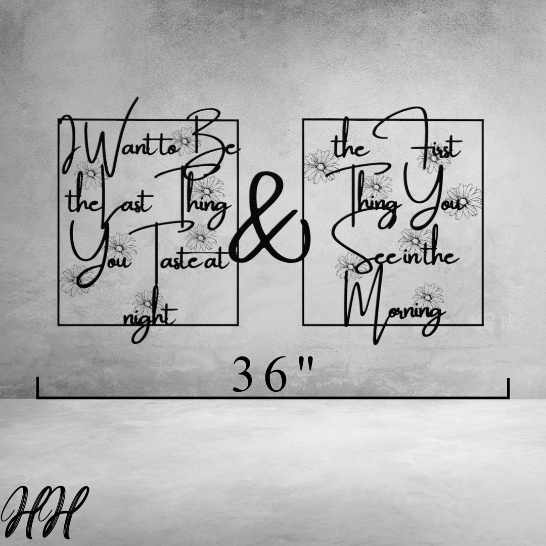 Sensual Above the Bed Metal Wall Art Master Bedroom Erotic Etsy