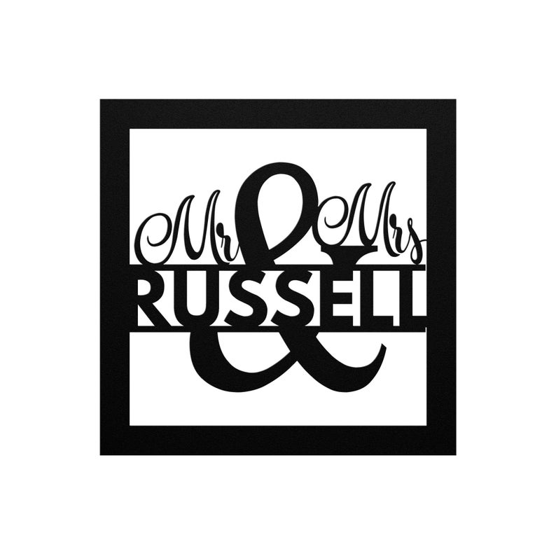 Metal Wall Art Wedding Gift Wall Art Interior or Exterior Etsy