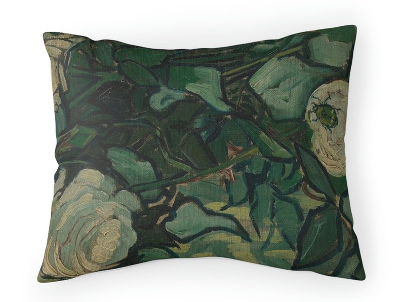 Vintage Pillow Sham Moody Dark Academia Print SHAM PILLOW Cover Vintage